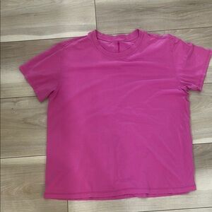 Lululemon Athletica Pink Short Sleeve Tee Casual Comfort